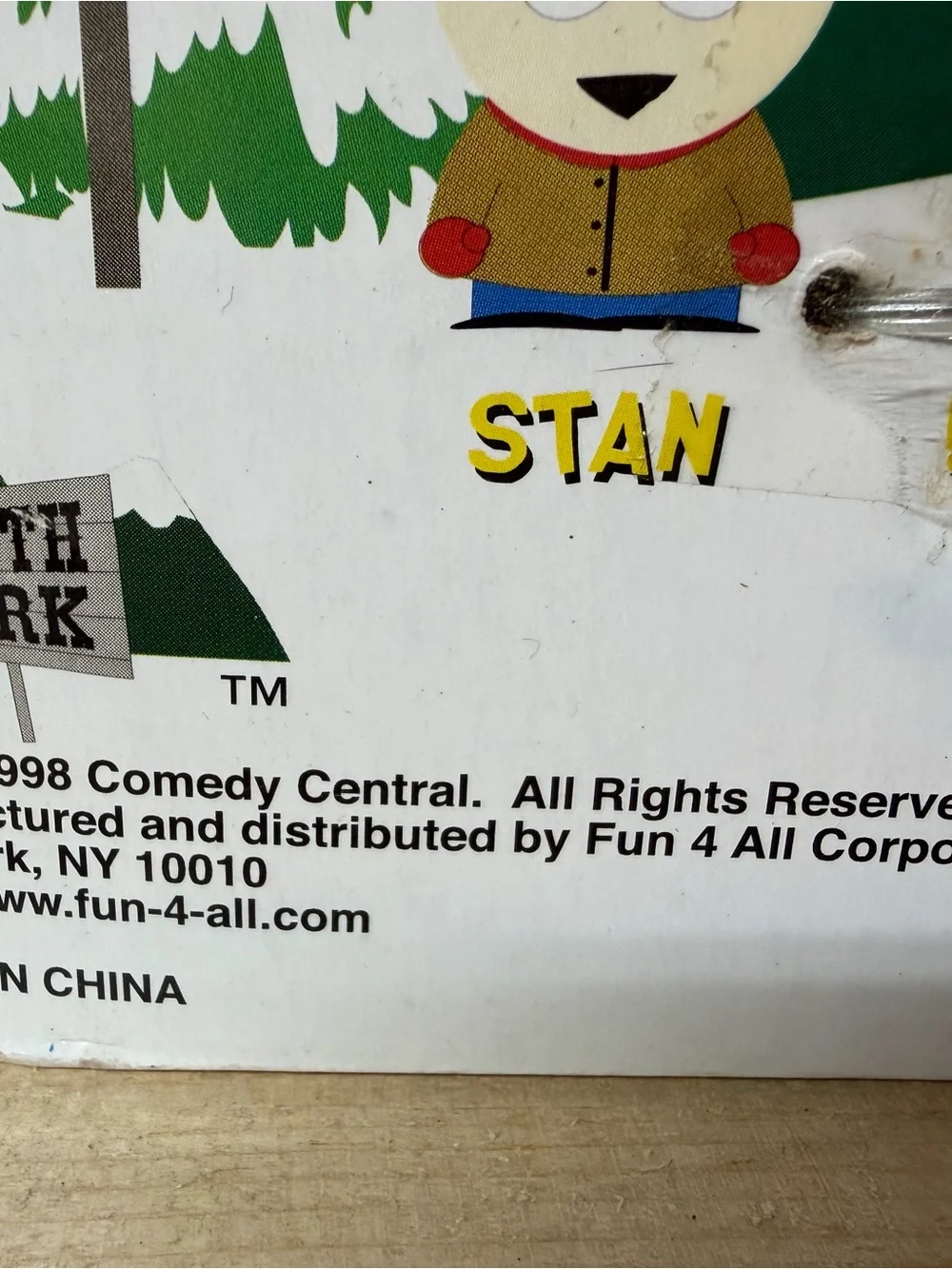 NIB Vintage Lot 2 South Park Cartman Kenny 6” Figurines 1998